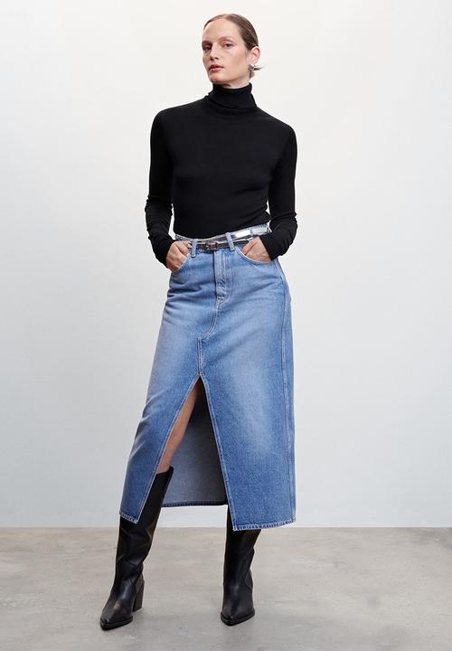 MANGO - Sweater almar - black