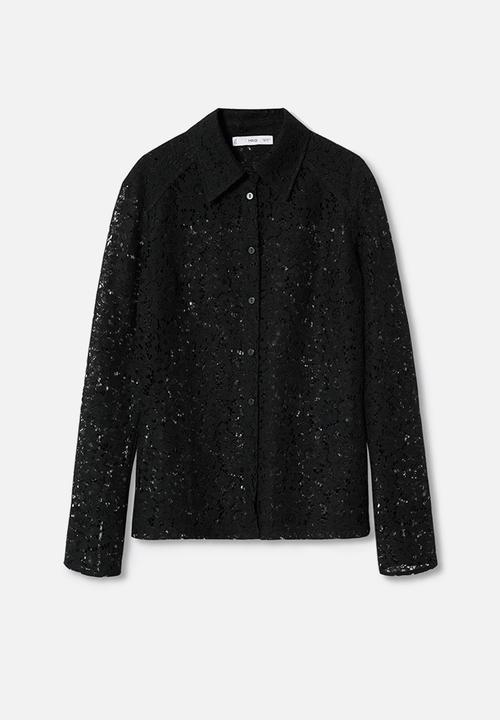 MANGO - Shirt lenny - black