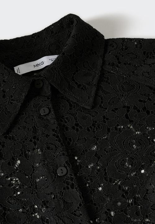 MANGO - Shirt lenny - black