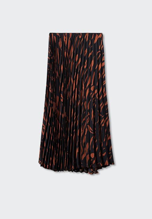 MANGO - Skirt wallis2 - brown