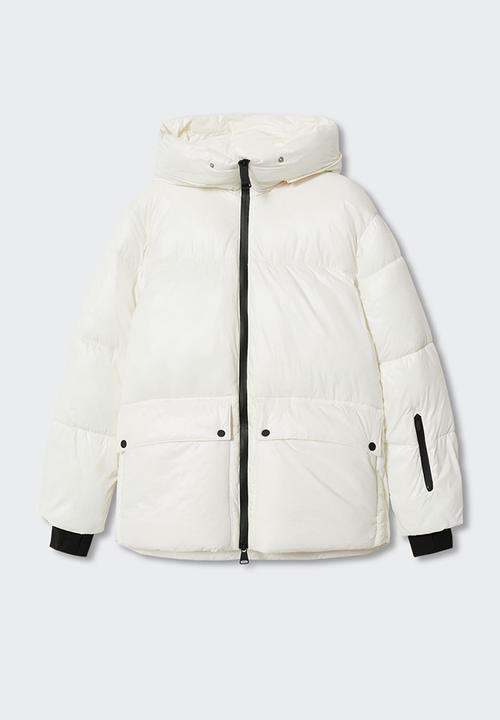 MANGO - Anorak - white