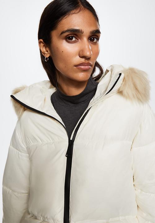 MANGO - Anorak - white