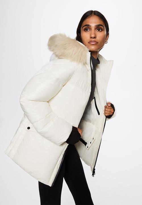 MANGO - Anorak - white