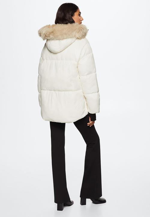 MANGO - Anorak - white