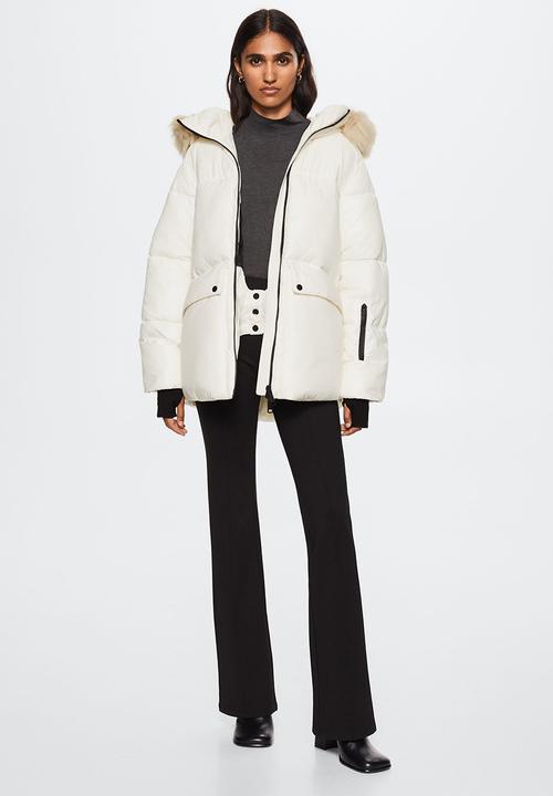 MANGO - Anorak - white