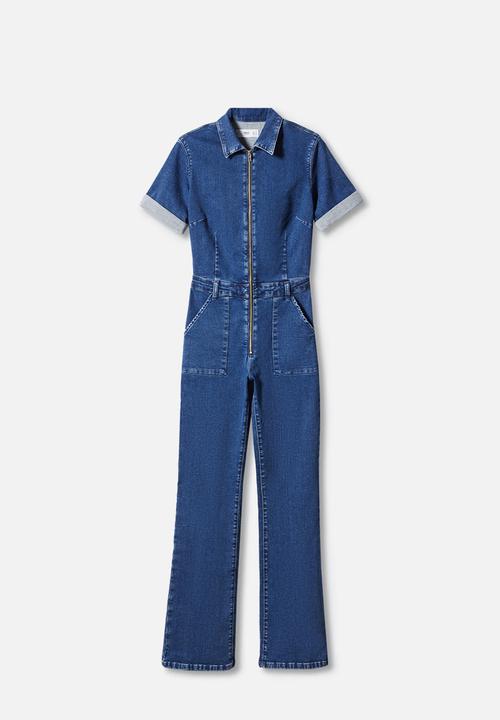 MANGO - One piece suit iggy - open blue