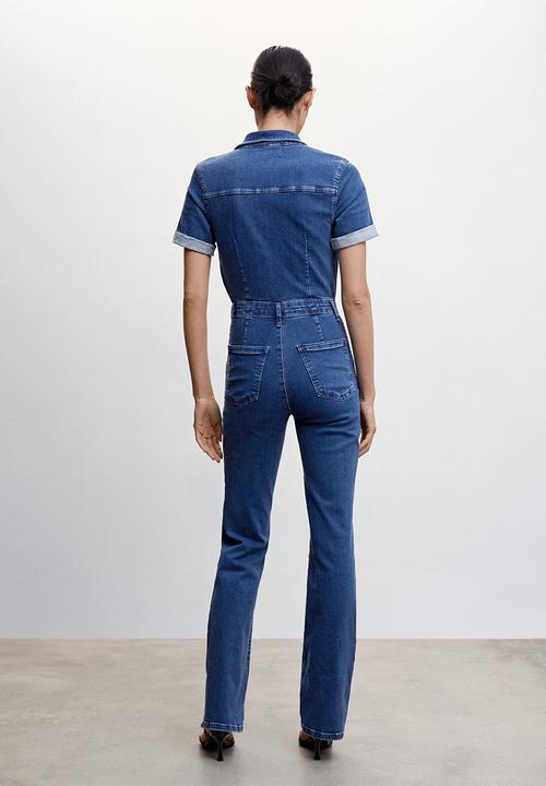 MANGO - One piece suit iggy - open blue