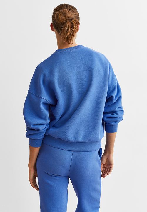 H&M - Sweatshirt - bright blue/good feels club