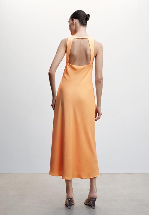 MANGO - Dress purpu-h - light pastel orange
