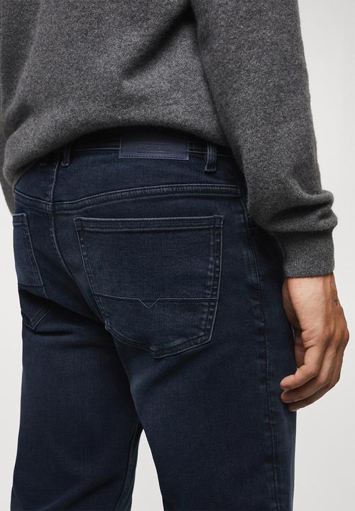 MANGO - Jeans chris - open blue
