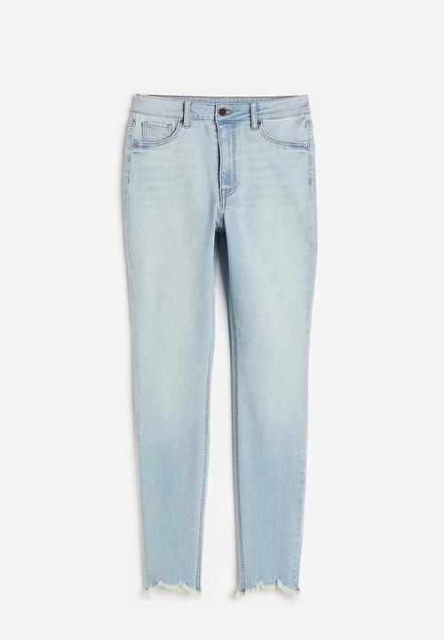 H&M - Curvy ultra high jeggings - light denim blue 