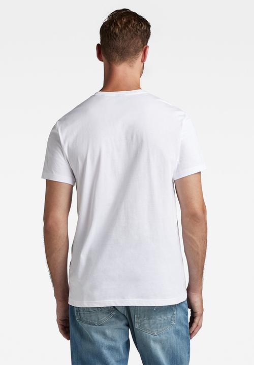 G-STAR - Raw university r t - white