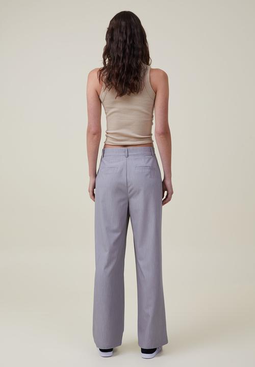 Cotton On - Jamie suiting pant - grey marle