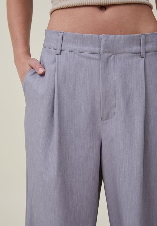 Cotton On - Jamie suiting pant - grey marle