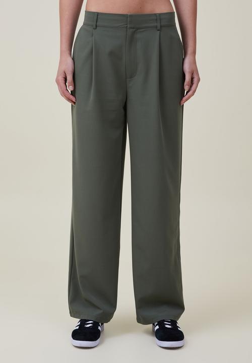 Cotton On - Jamie suiting pant - daintree