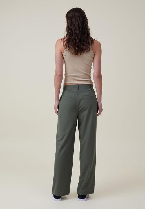 Cotton On - Jamie suiting pant - daintree