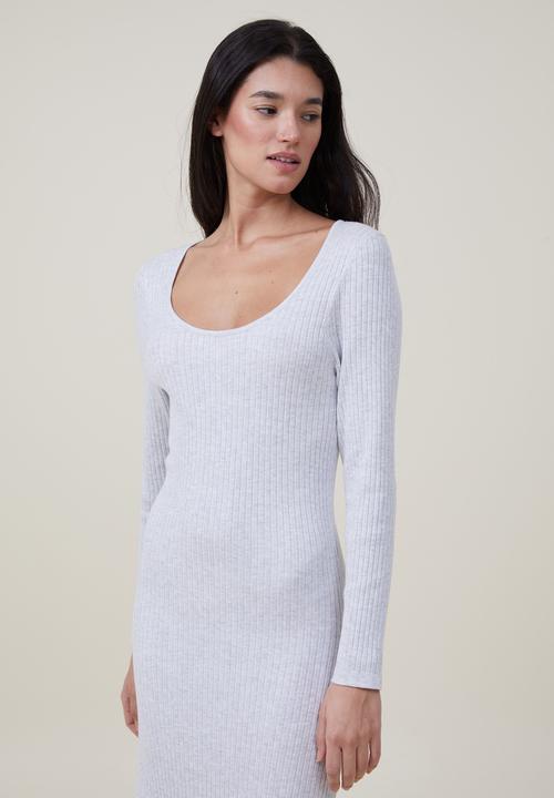 Cotton On - Knit maxi dress - grey marle