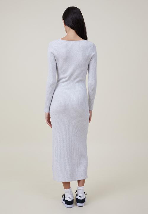 Cotton On - Knit maxi dress - grey marle