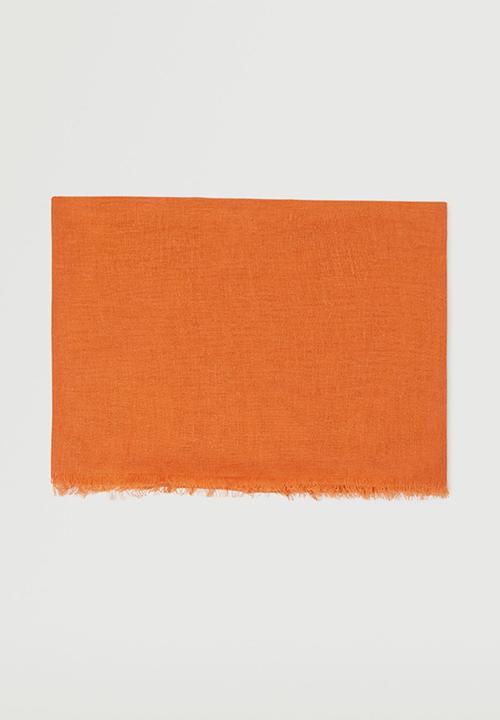 MANGO - Flowy scarf - orange