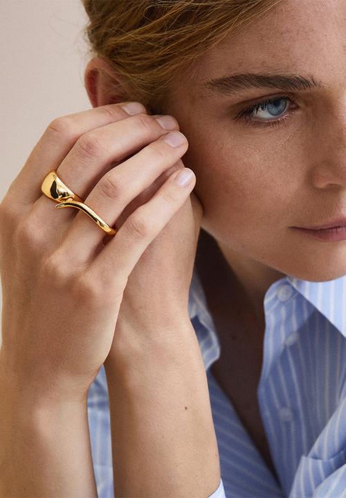 MANGO - Metal ring - gold