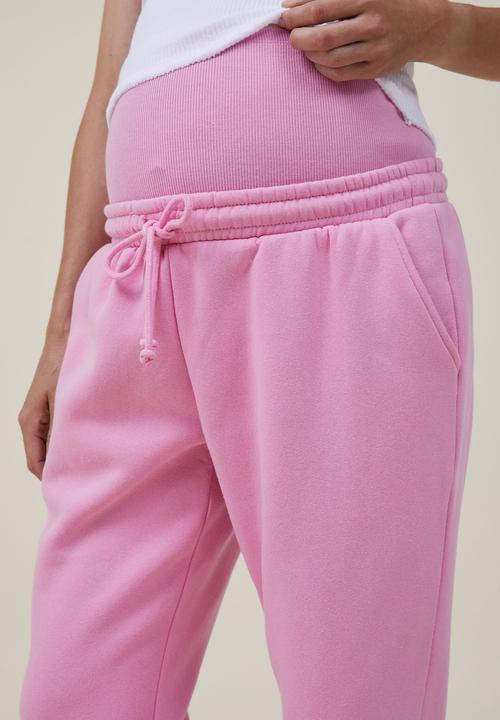 Cotton On - Maternity classic trackpant - candy pink
