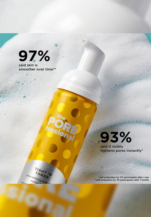 Benefit Cosmetics - The POREfessional Tight 'N Toned Pore-Refining AHA + PHA Toning foam