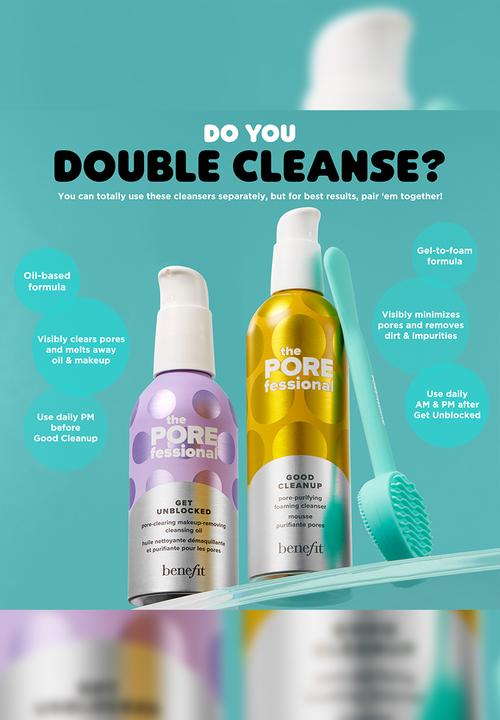 Benefit Cosmetics - The POREfessional Get Unblocked Makeup-Removing Cleansing Oil