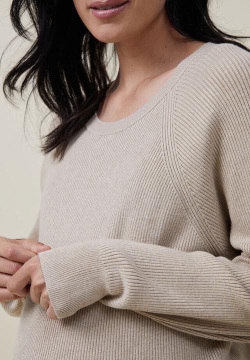Cotton On - Maternity friendly urban pullover - mid taupe marle