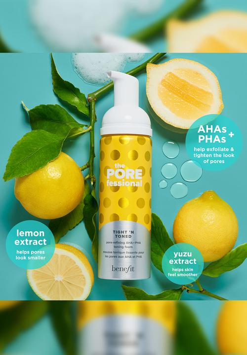 Benefit Cosmetics - The POREfessional Tight 'N Toned AHA + PHA Toning foam Mini