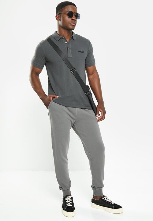 Vertigo - Mens vertigo core fleece jogger - castle rock