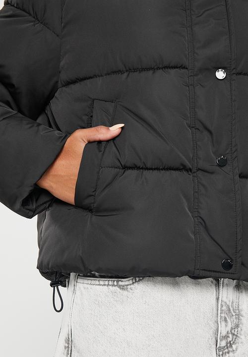 MANGO - Anorak anita - black