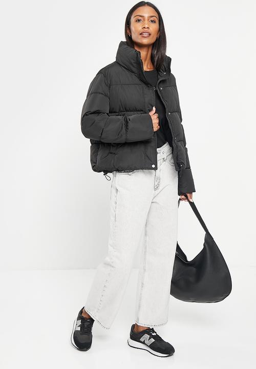 MANGO - Anorak anita - black