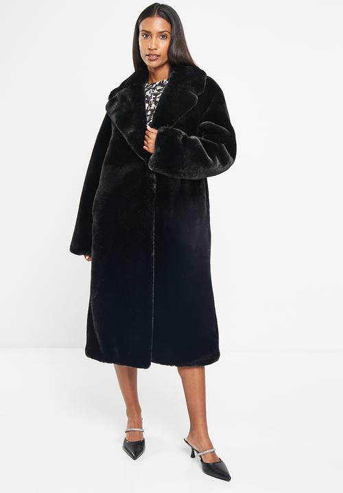 MANGO - Coat chilly - black