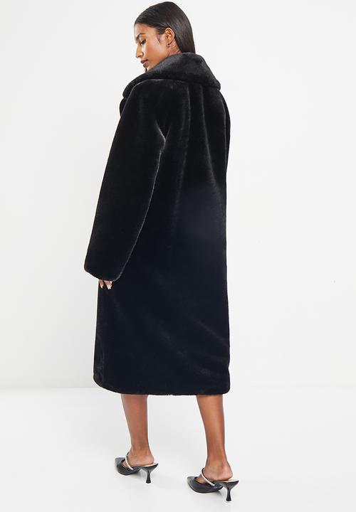 MANGO - Coat chilly - black