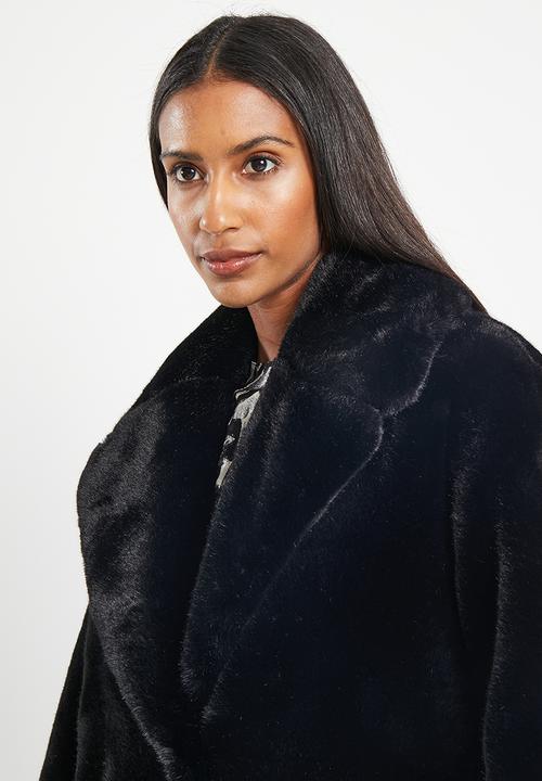 MANGO - Coat chilly - black