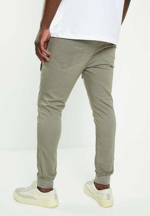 Aca Joe - Mens aca joe twilll jogger - charcoal