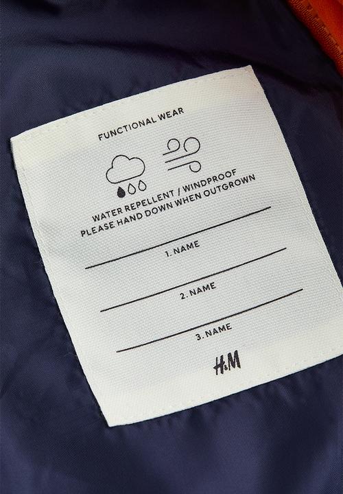 H&M - Water-repellent 3-in-1-jacket - green/animals