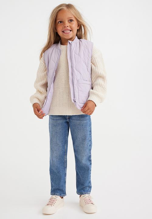 H&M - Oversized quilted gilet - light purple