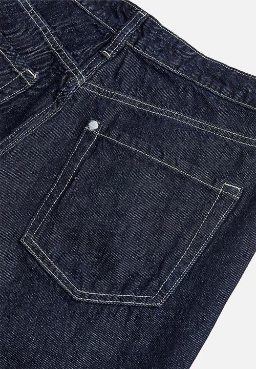 H&M - Wide low jeans - dark denim blue