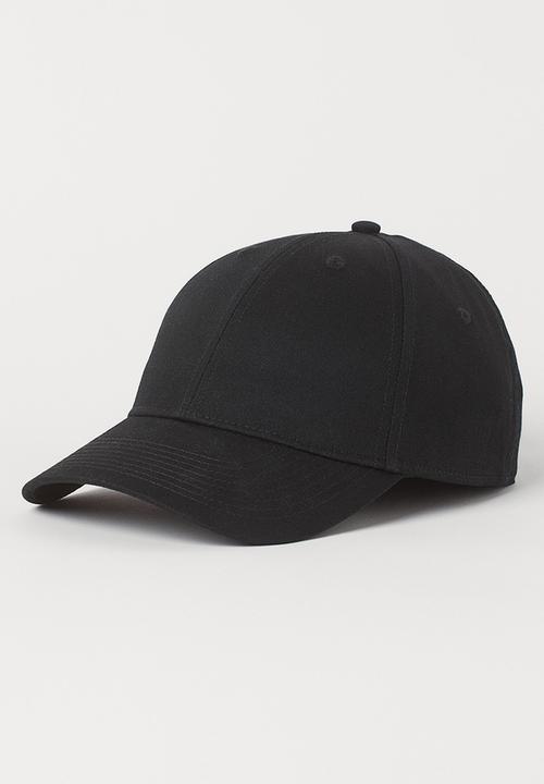 H&M - Cotton twill cap - black