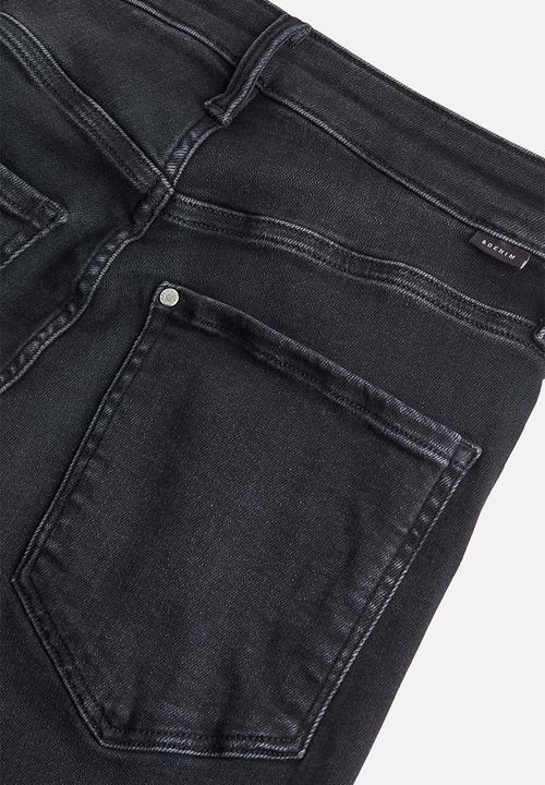 H&M - True to you skinny high jeans - black