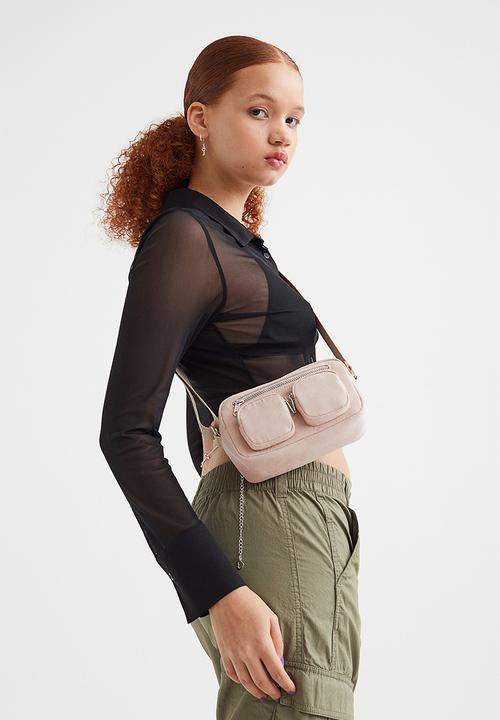 H&M - Small shoulder bag - light beige