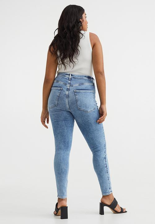 H&M - True to you skinny high jeans - light denim blue