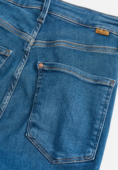 H&M - True to you skinny high jeans - denim blue