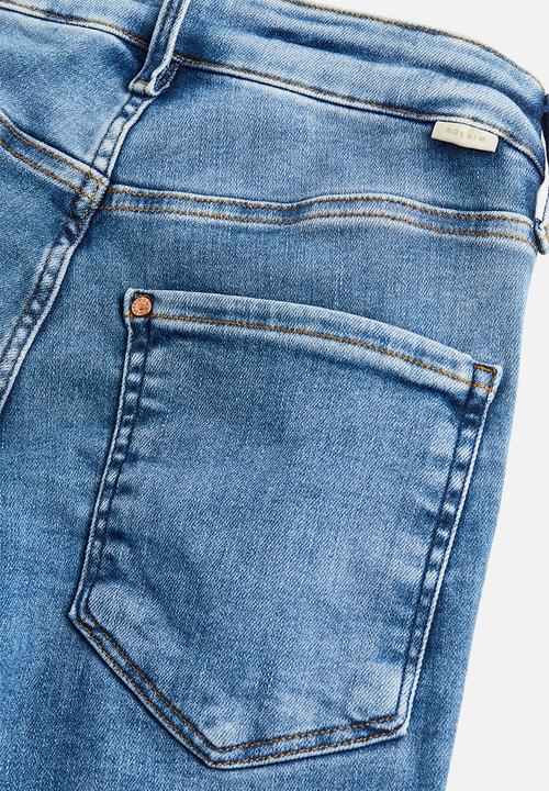 H&M - True to you skinny high jeans - light denim blue