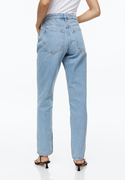 H&M - Straight regular jeans - light denim blue