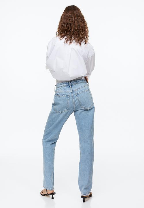 H&M - Straight regular jeans - light denim blue