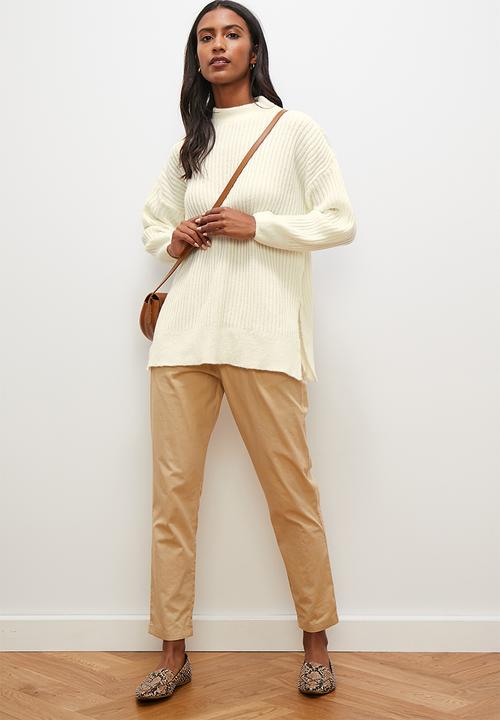 edit - Longer length pullover - ecru