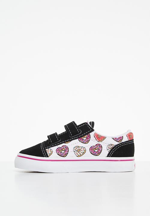 Vans - Jn children classic - black/pink