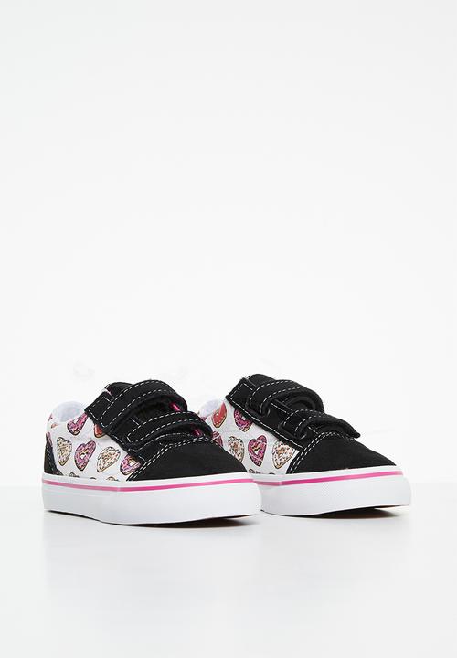 Vans - Jn children classic - black/pink
